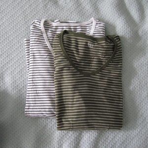 Gap Striped Long Sleeve Tees
